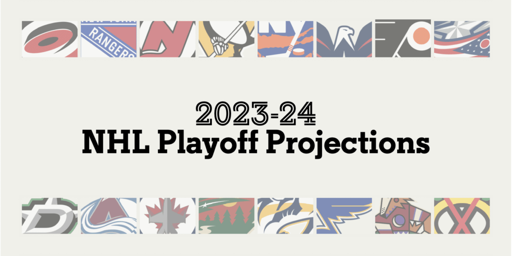 NHL 2023-24 Stanley Cup playoff chances and projected standings