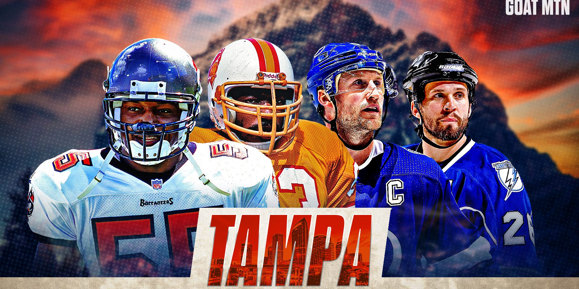 Tampa's GOAT Mountain of sports: Lee Roy Selmon, Derrick Brooks, Steven Samkos, Martin St. Louis voted best of the best
